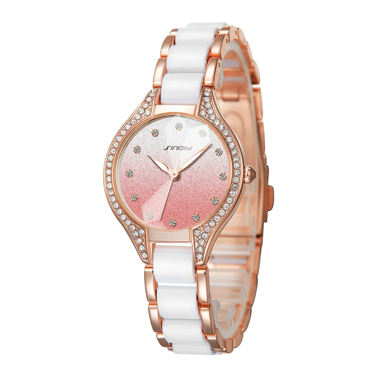 Luxury Diamond Quartz Watch