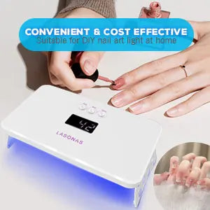 36W UV LED Nail Lamp - Portable Gel Polish Curing Light with Timer
