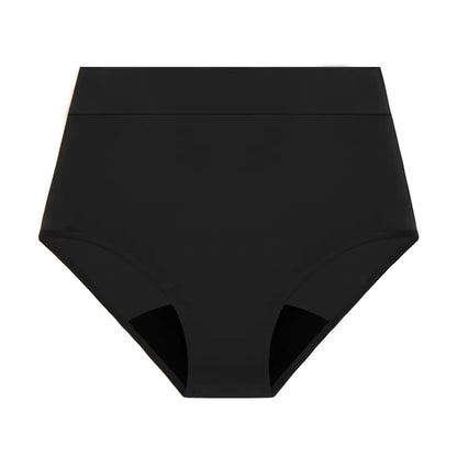 High Waist Leakproof Period Swimwear - 4-Layer Absorbent Swim Bottom