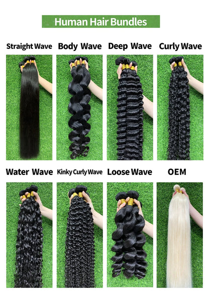 Indian Straight Hair Extensions - Raw Double Drawn