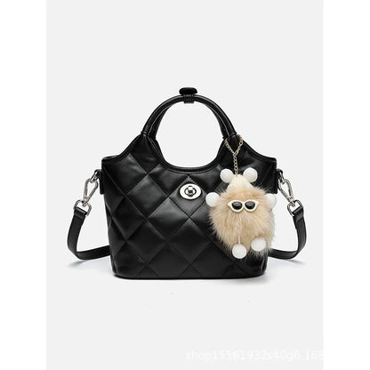 Diamond Embellished Tote Bag - Fashion Messenger Handbag 2025