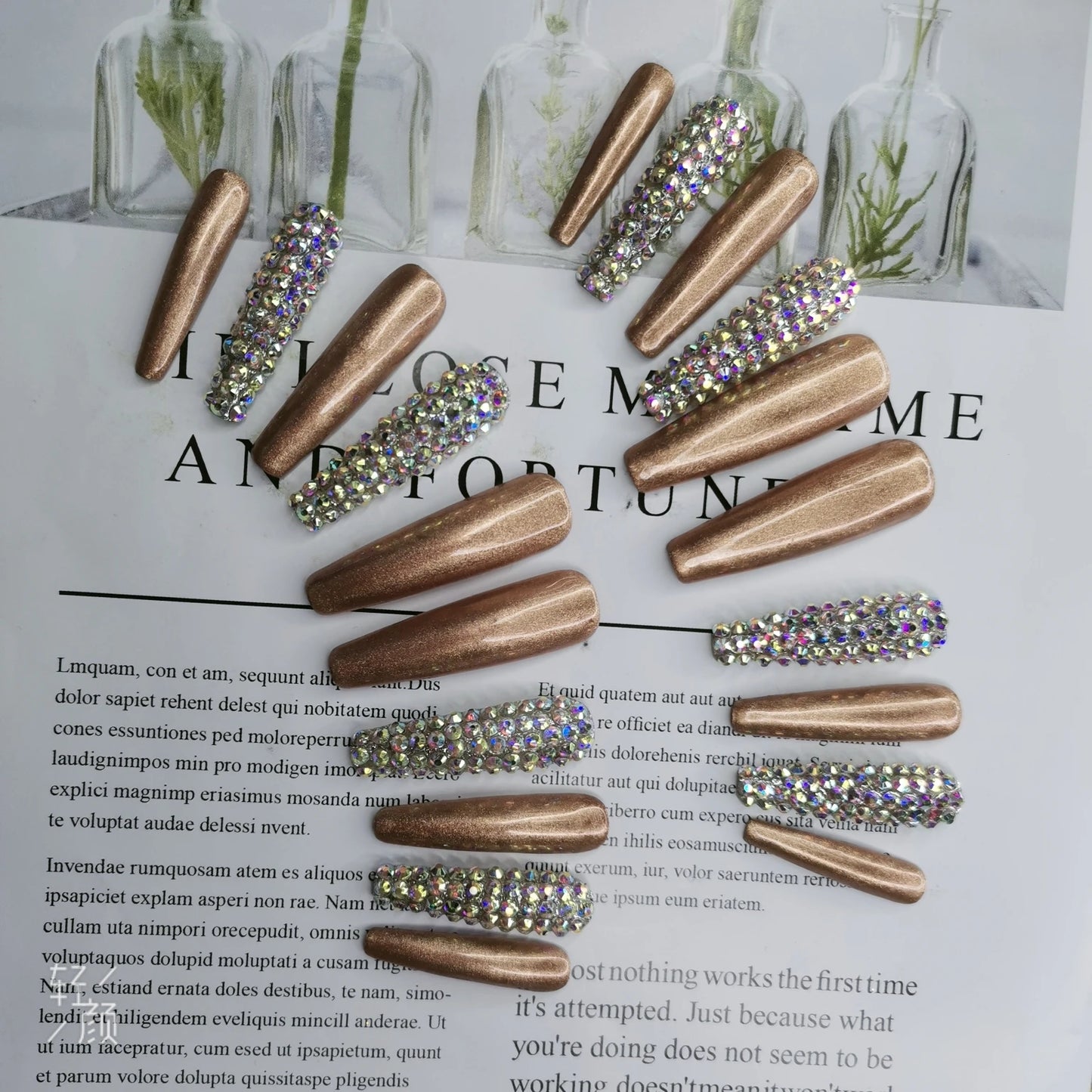 Custom Handmade Acrylic Press-On Nails