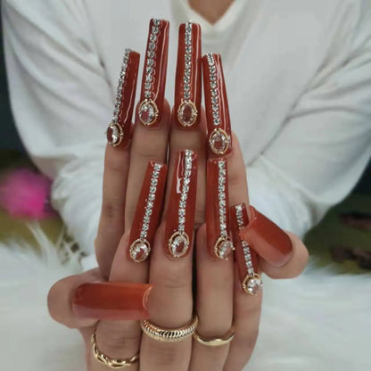 Custom Handmade Acrylic Press-On Nails