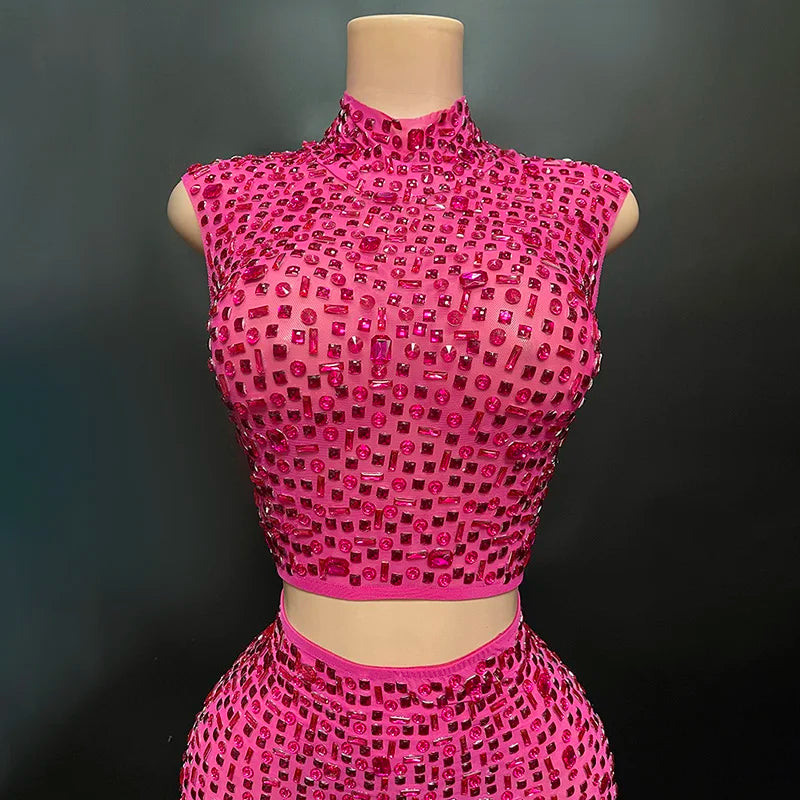 Rhinestone Party Wear