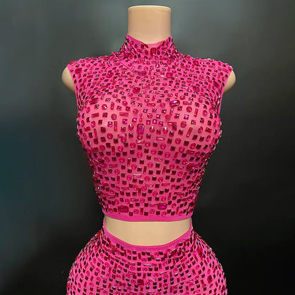 Rhinestone Party Wear