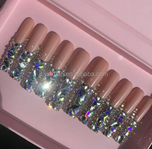 Luxury Handmade Press-On Nails with Designs