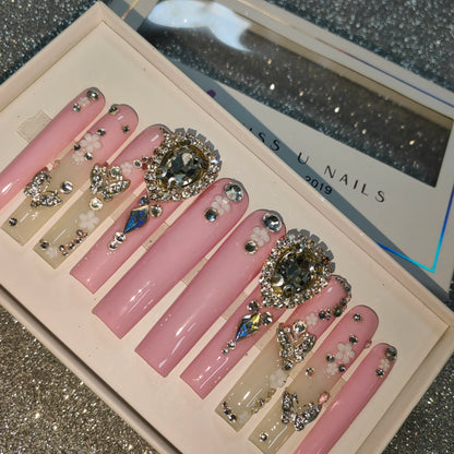 Press-On Nails - Handmade Artificial Fingernails Set