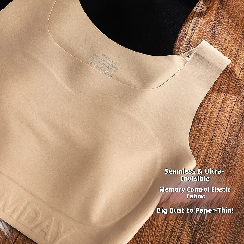 Seamless Invisible Bra - Ultra-Thin Wireless Support Bra