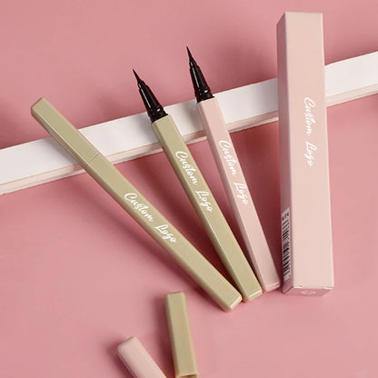 Waterproof Eyelash Glue Pen - Clear & Black Adhesive Eyeliner for False Lashes