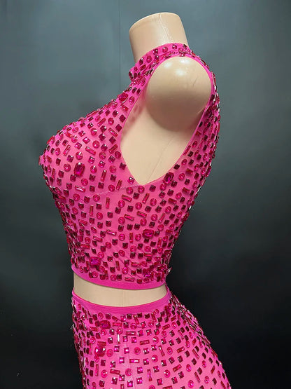 Rhinestone Party Wear