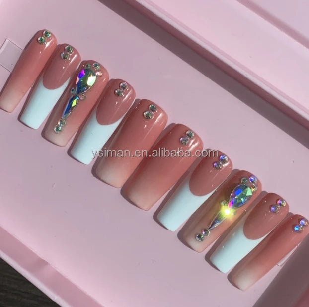 Luxury Handmade Press-On Nails with Designs