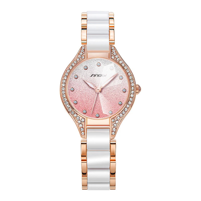 Luxury Diamond Quartz Watch