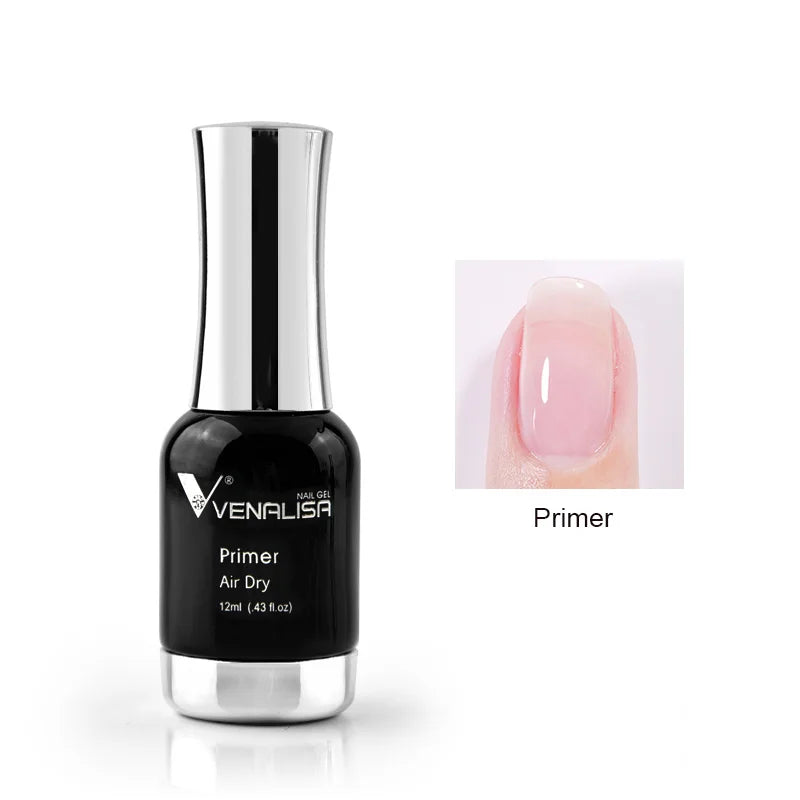 VENALISA Gel Nail Polish - No Wipe High Gloss Top Coat & Base Coat