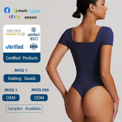 High-Waist Yoga Jumpsuit - Quick-Dry Breathable Activewear