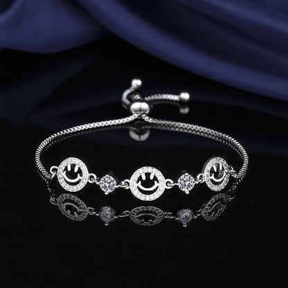 Moissanite Chain Link Bracelet 18K  Bracelet