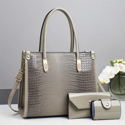 Korean Style Crossbody Luxury PU Leather Designer Tote Bag