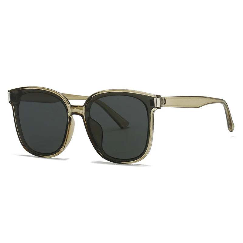 Square Frame Sunglasses - UV400 Protection Large Lens