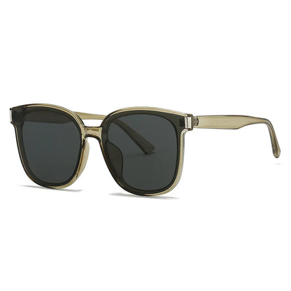 Square Frame Sunglasses - UV400 Protection Large Lens