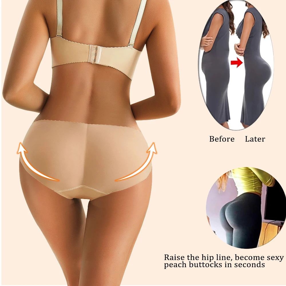 Padded Shapewear - Silicone Hip & Buttocks Enhancer Panties