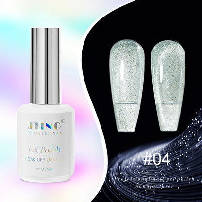 JTING Cat Eye Gel Nail Polish 24-Color Set with Magnet - Complete Collection Kit