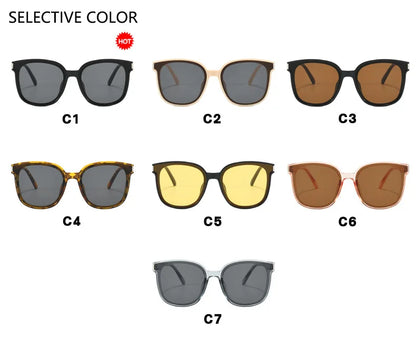 Vintage Square Sunglasses - Retro UV400 Protection