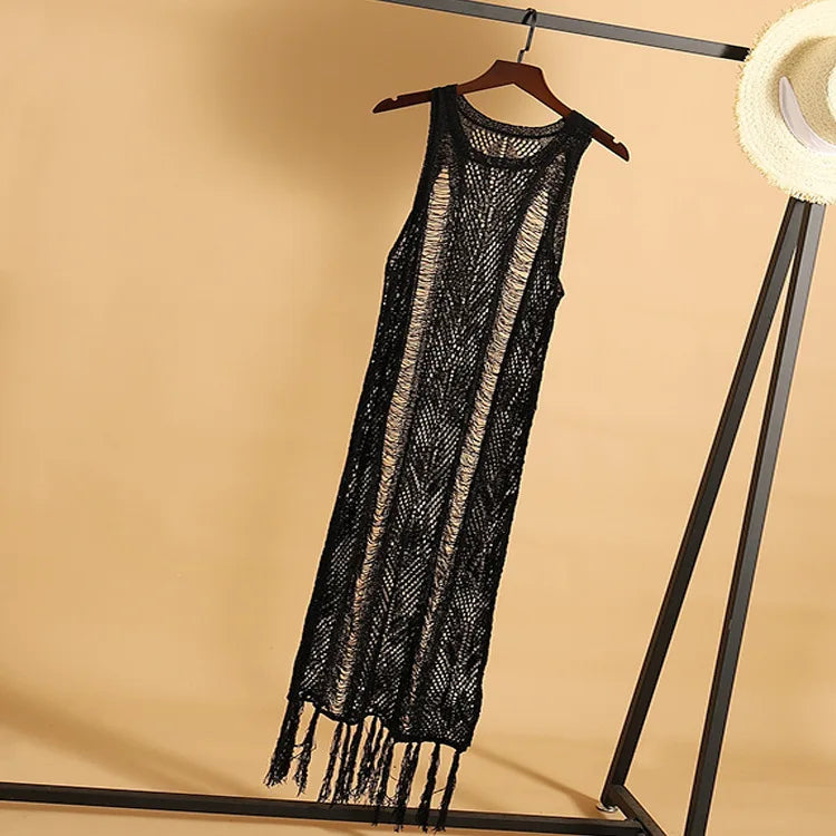 Crochet Beach Cover-Up Dress