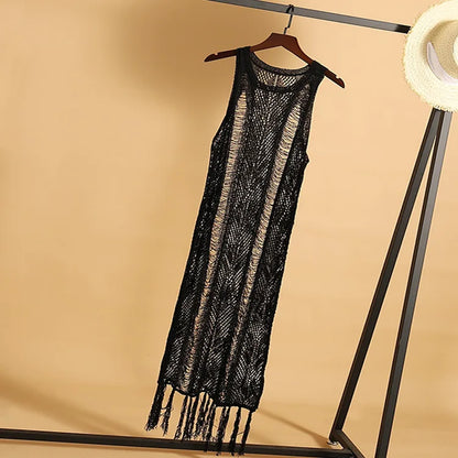 Crochet Beach Cover-Up Dress