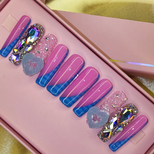 Press-On Nails - Handmade Artificial Fingernails Set