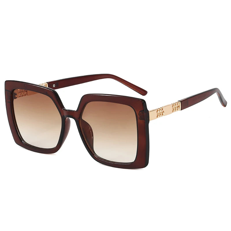 Oversized Square Gradient Sunglasses