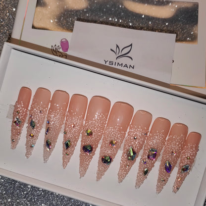 Press-On Nails - Handmade Artificial Fingernails Set