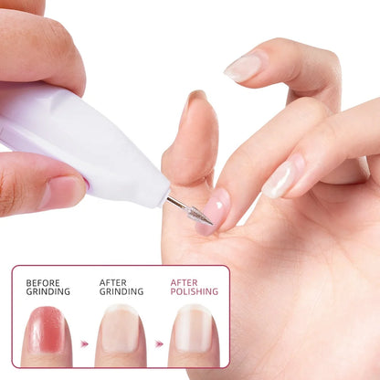 5-in-1 Electric Nail Drill Kit - Mini Portable Nail Art Grinder & Polisher Set