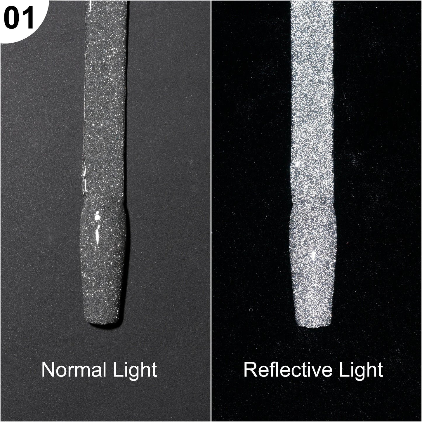 Super Reflective Disco Liner Gel Polish 12-Color Set - Nail Art Painting Collection