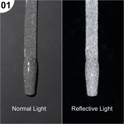 Super Reflective Disco Liner Gel Polish 12-Color Set - Nail Art Painting Collection