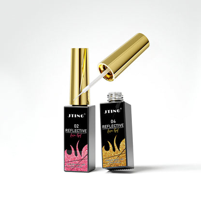 Super Reflective Disco Liner Gel Polish 12-Color Set - Nail Art Painting Collection