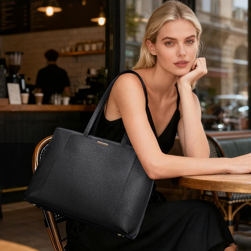 Genuine Leather Fashion Shoulder Handbag