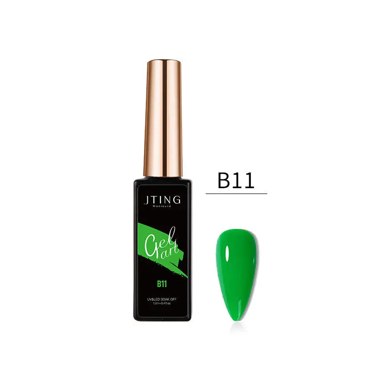 Neon Nail Art Liner Gel Set - UV LED Gel Polish