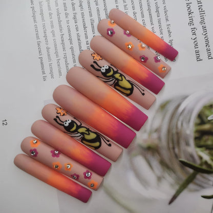 Custom Handmade Acrylic Press-On Nails