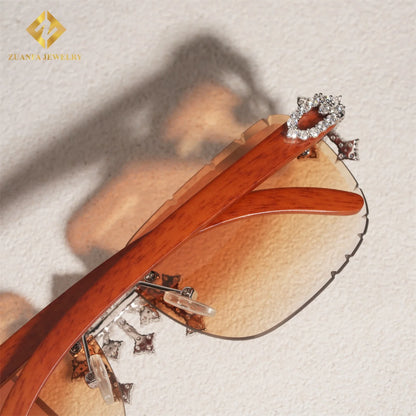 Moissanite Iced Out Glasses - VVS Diamond Hip Hop Sunglasses