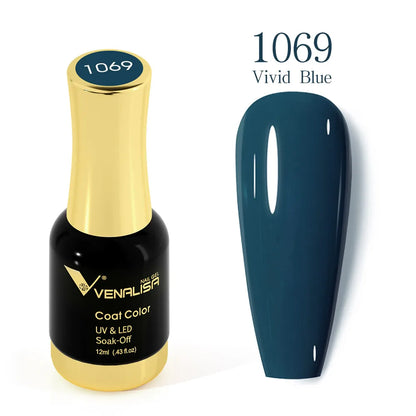 VENALISA Gel Nail Polish - No Wipe High Gloss Top Coat & Base Coat