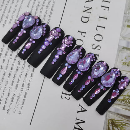 Custom Handmade Acrylic Press-On Nails