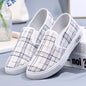 Canvas Sneakers - Lightweight Breathable Slip-On Casual Shoes