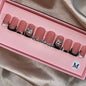 Long Square Glitter Rhinestone Press On Acrylic Nails