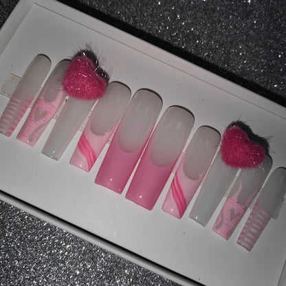 Press-On Nails - Handmade Artificial Fingernails Set