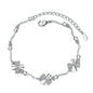 Moissanite Chain Link Bracelet 18K  Bracelet