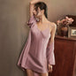 Silk Two-Piece Sleepwear Nightdress