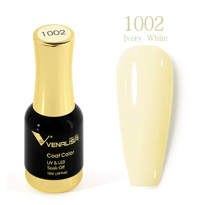 VENALISA Gel Nail Polish - No Wipe High Gloss Top Coat & Base Coat