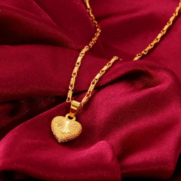 18K Gold Plated Cuban Link Necklace - Chunky Pendant Chain