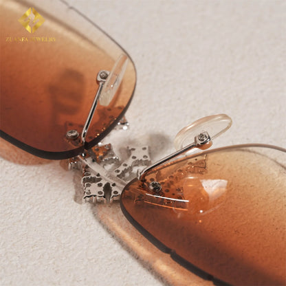 Moissanite Iced Out Glasses - VVS Diamond Hip Hop Sunglasses