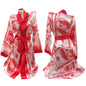 Luxury Money Print Satin Bathrobe & Sash