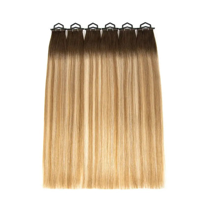 Slavic Raw Human Hair Flat Weft Extensions - 12A Grade Double Drawn Russian Virgin Hair
